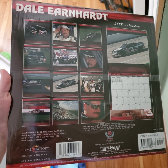 Dale Earnhardt Nascar Racing 2006 Calendar vintage sealed - Picture 2 of 5